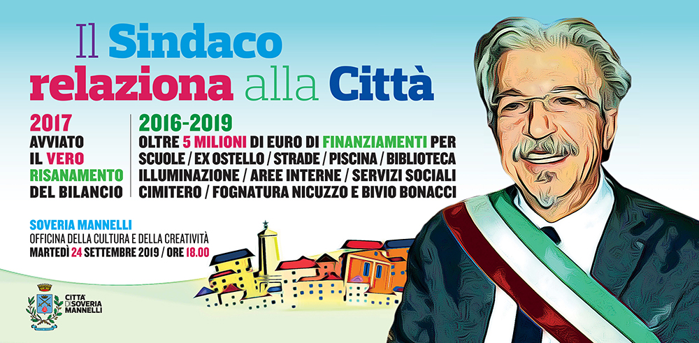 Il Sindaco relaziona alla Città