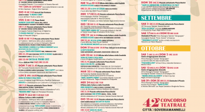 Manifestazioni estive 2022